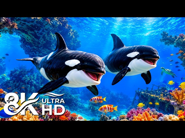 🌊 Hidden Ocean World in 8K Ultra HD 🐠 Explore Vivid Tropcal Fish, & The Beauty Beneath The Waves