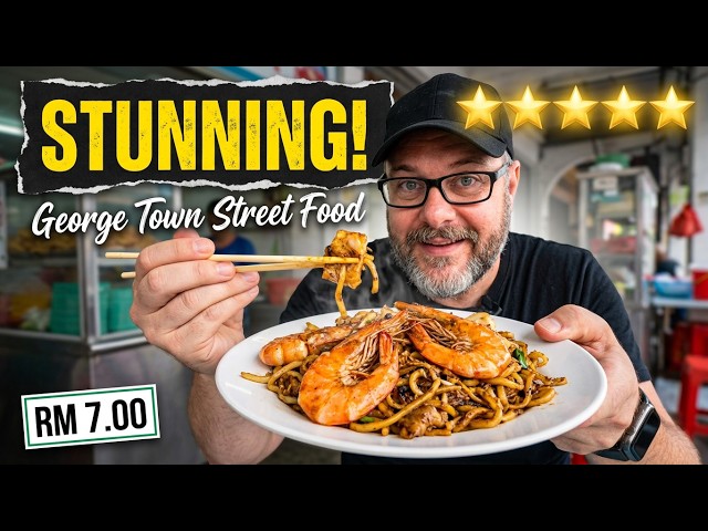 Fu Yang Char Koay Teow and Penang Ice Kacang George Town Malaysia 4K HDR