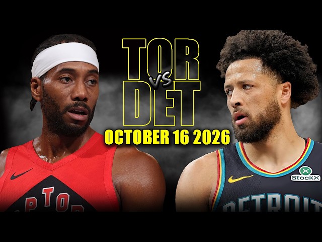 Detroit Pistons vs Toronto Raptors Full Game Highlights - October 16, 2026 | NBA Preseason