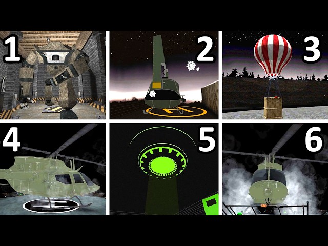 Granny 1 2 3 4 5 6 Air Escape Full Gameplay - Granny All Chapters