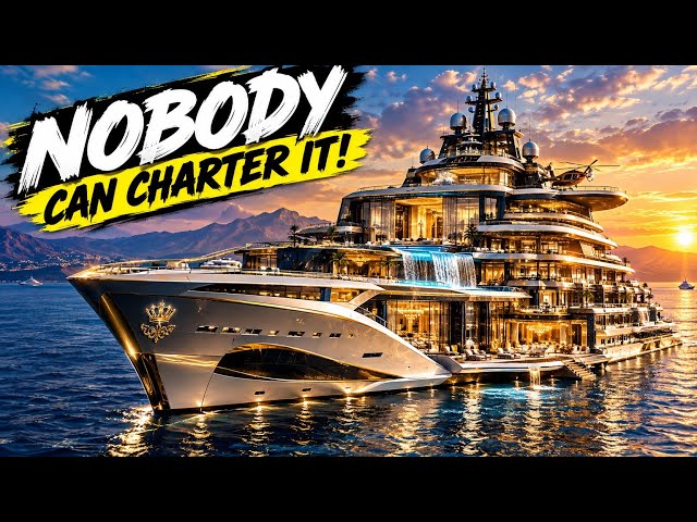 The Royal Yacht Nobody Can Charter | Inside a Floating Palace of Absolute Luxury