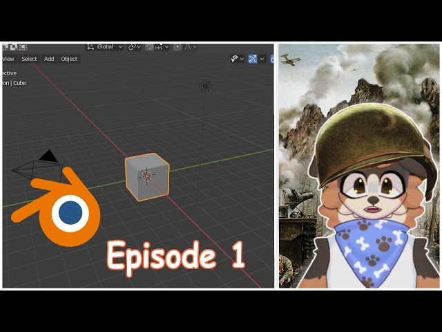Learning Blender For THE FIRST TIME || Episode 1