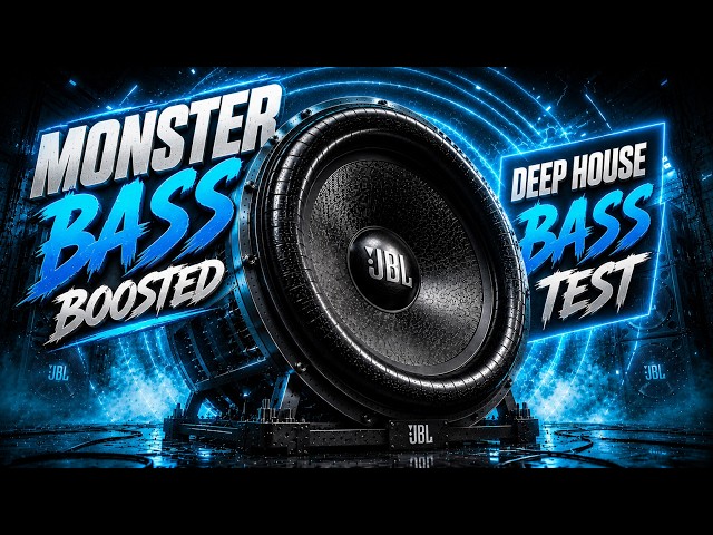 MONSTER BASS BOOSTED: Clean Bass Check & Deep House Bass Test Subwoofer Excursion Demonstration 🔊