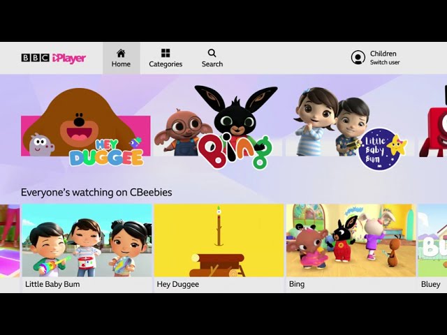 BBC iPlayer Bing Bunny