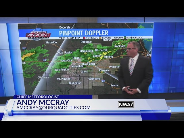 More storm chances for the Quad Cities this week