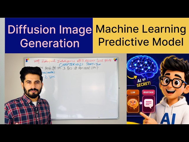 Diffusion Image Generation & Machine Learning Predictive Model || Chapter 21 || Part Three 