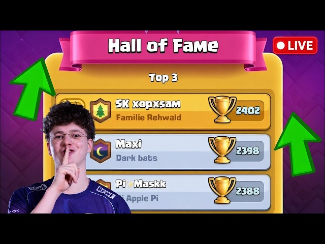 TOP 1 PUSH! #clashroyale #shorts