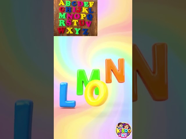 🔤 ABC Song A to Z | Learn English Alphabet with Colorfull 3D Letters 🎨 #Shorts #abcd