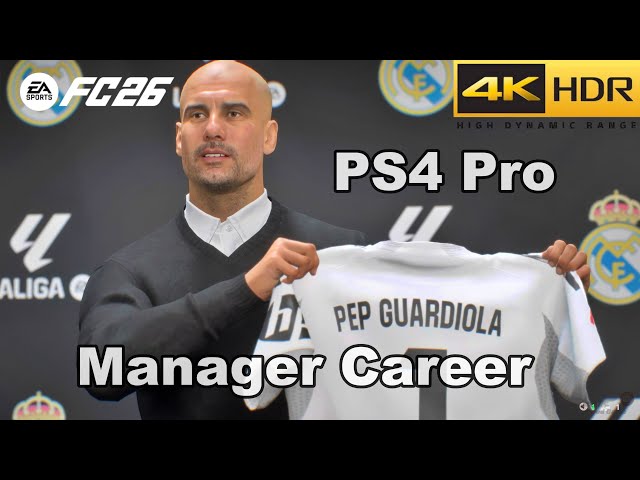 EA FC 26 Manager Career Gameplay PS4 Pro