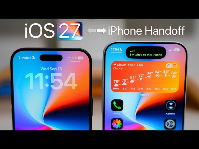 iOS 27 iPhone Handoff is Incredible! - Setup & How It Works