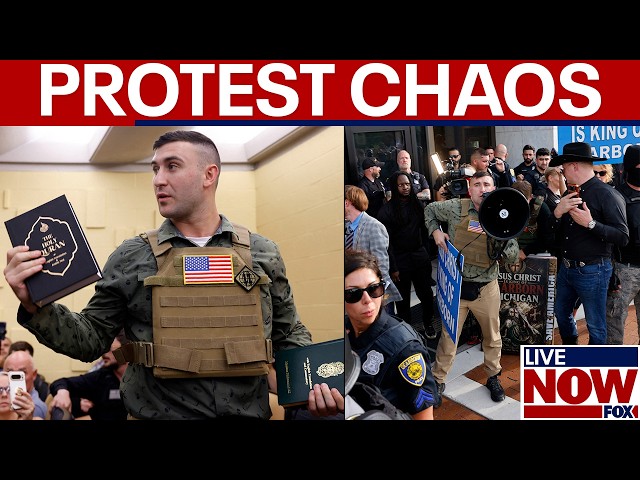 Dearborn protest: Chaos erupts at anti-Islam rally in Michigan