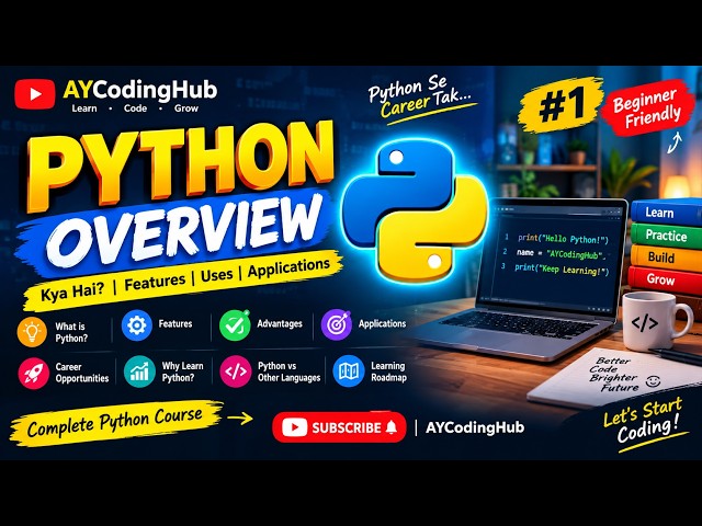 Python Kya Hai? | Python Features, Uses & Career | Python Tutorial for Beginners