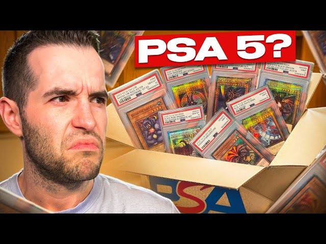 PSA Graded My VINTAGE Yugioh Cards! EPIC.. Fail?