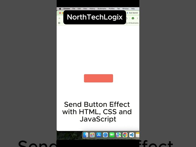 This Send Message Button Animation Is 🔥 | HTML, CSS & JavaScript