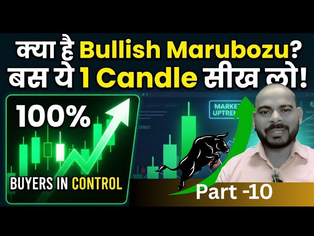 ​Bullish Marubozu: Profit? 🟢​Bullish Marubozu Candle क्या है? जानें Secret और करें Profit Pakka!