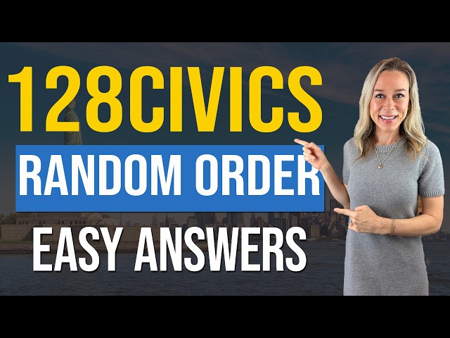 USCIS 128 Civics Questions and answers RANDOM Order v7 | 2025 version Civics Test | US Citizenship