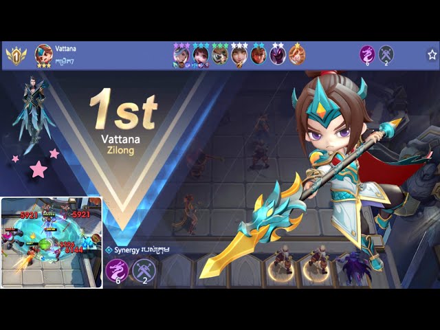 Commander zilong magic chess go go Magic chess best commander gameplay Vattana gaming in Magic Chess