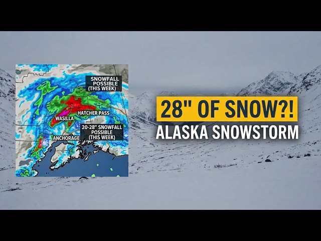 Huge Alaska Snowstorms Are Finally Here! 🌨️  (Weekly Weather Forecast)