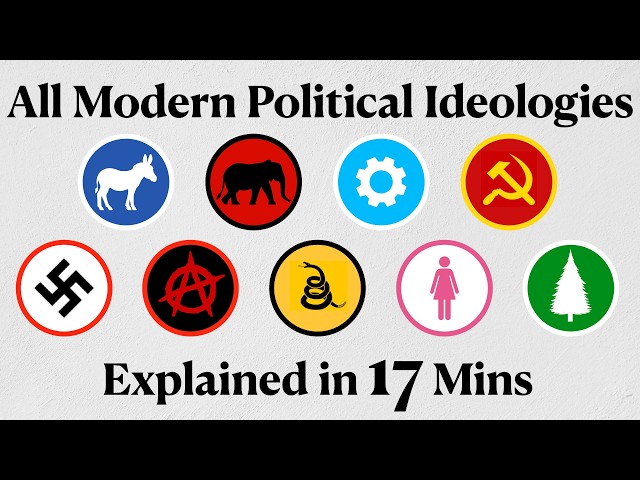 All political ideologies explained in 17 minutes