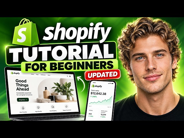 Shopify Tutorial For Beginners 2026 ✅ Build Your First Store From Scratch