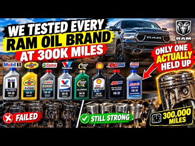 We Tested Every Ram Oil Brand At 300k Miles — Only One Actually Held Up