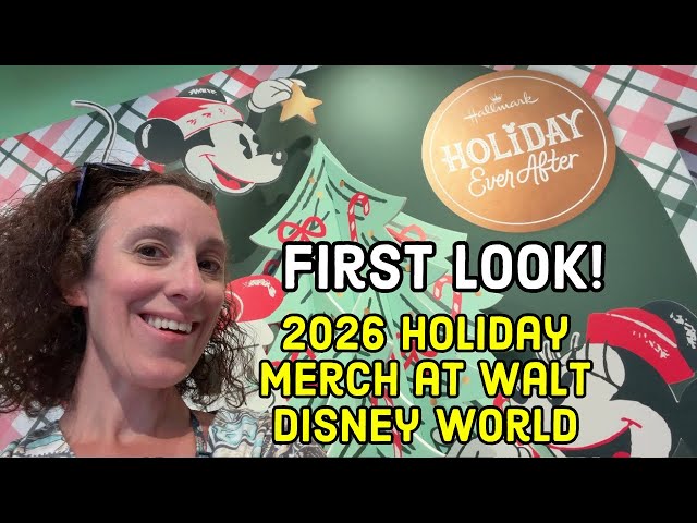 FIRST LOOK! 🎄 Disney World's NEW 2026 Holiday Merchandise at World of Disney!