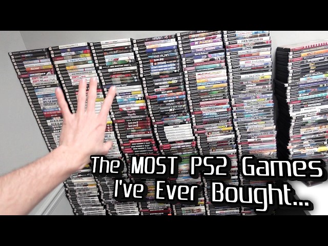 I'm Now Halfway Done Collecting EVERY PS2 Game.