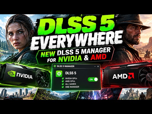 DLSS 5 EVERYWHERE – New DLSS 5 Manager for NVIDIA & AMD