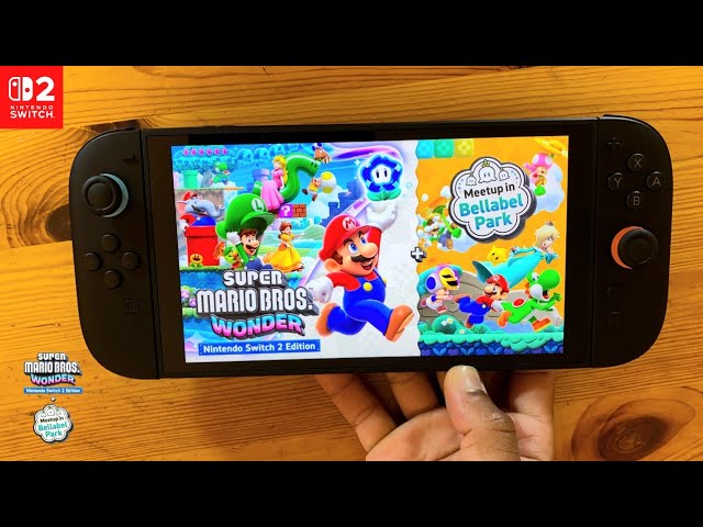 Super Mario Bros. Wonder + Meetup in Bellabel Park Nintendo Switch 2 Gameplay 