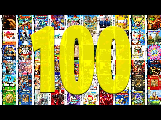 TOP 100 NINTENDO DS GAMES IN 10 MINUTES [4K]
