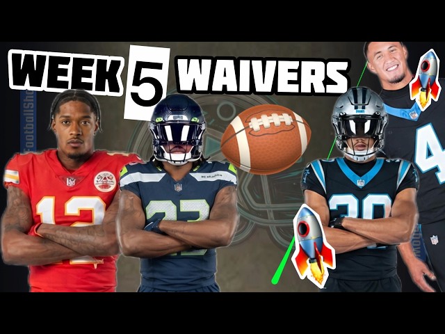Week 5 Waiver Wire Rankings; Panthers, Tet, Young, Chuba
