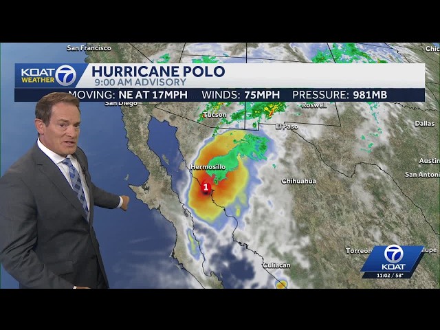 Flash flooding, severe storms, tornados possible as Hurricane Polo remnants impact New Mexico