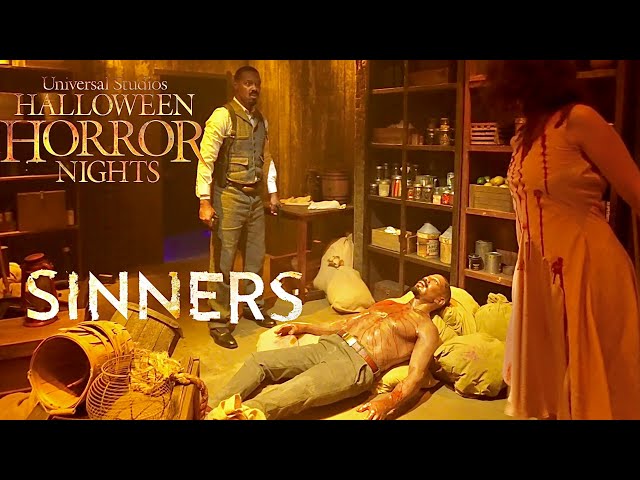 Sinners Haunted House at Halloween Horror Nights 2026 Universal Studios Hollywood! Low Light 4K.