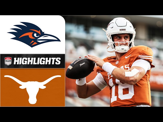 UTSA Roadrunners vs. Texas Longhorns | Full Game Highlights | ESPN College Football