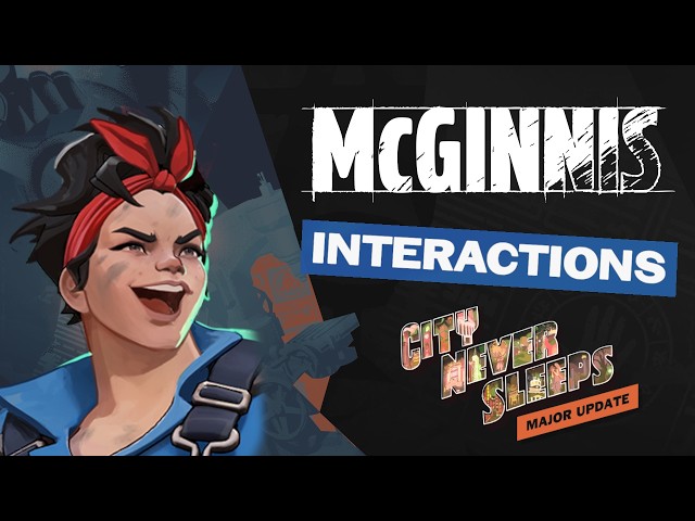 All McGINNIS INTERACTIONS with Heroes | Deadlock City Never Sleeps Update