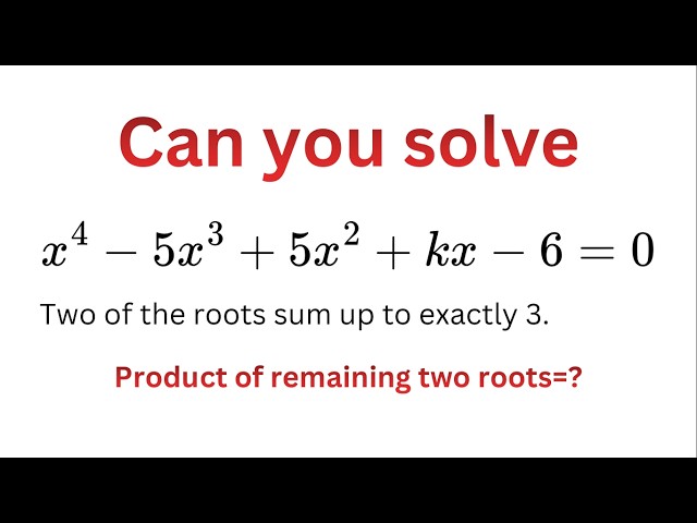 Can You Solve This Competitive Math Challenge?