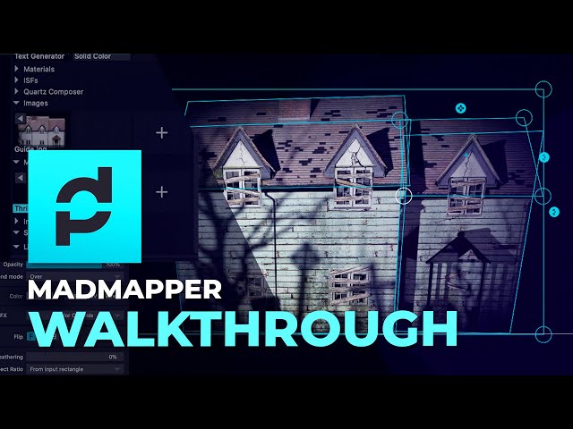 MadMapper House Projection Mapping Walkthrough