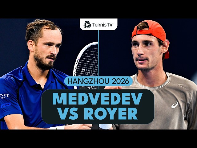 Daniil Medvedev Battles Valentin Royer 💥 | Hangzhou 2026 Highlights