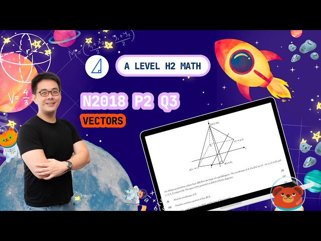 [Vectors] N2018 P2 Q3 - H2 Math Tuition @ Tim Gan Math