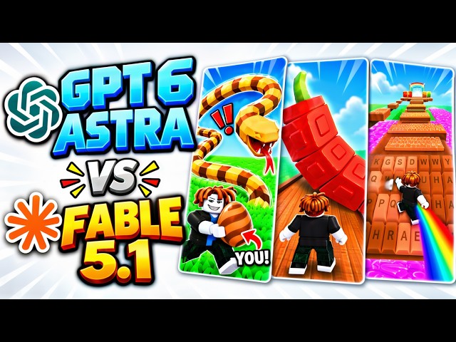 GPT 6 Astra vs Fable 5.1 Make A Viral Roblox Game