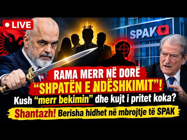 🔴LIVE–Rama merr në dorë “shpatën e ndëshkimit”! Kush “merr bekimin” dhe kujt i pritet koka? Shantazh