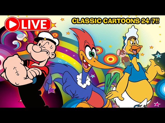 24/7 Classic Cartoons LIVE 🌟 Looney Tunes, Popeye & More!