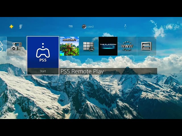 BRIKS 2 4K Beautiful Mountain Clouds Dynamic Theme PS4