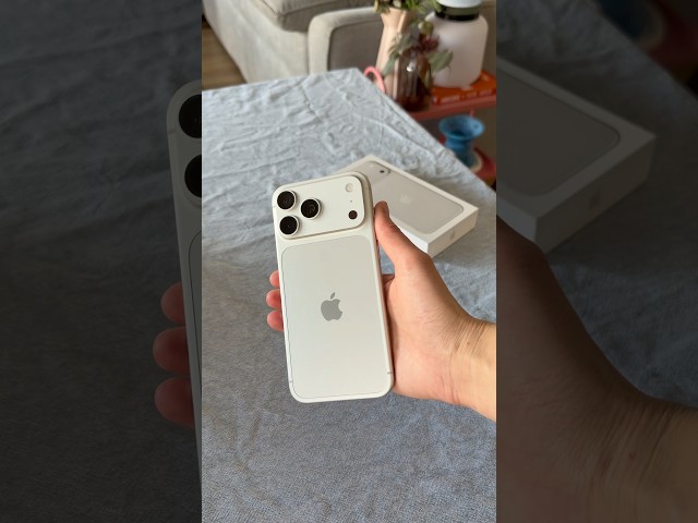 iPhone 18 Pro Max Unboxing ASMR 📦📱| Silver