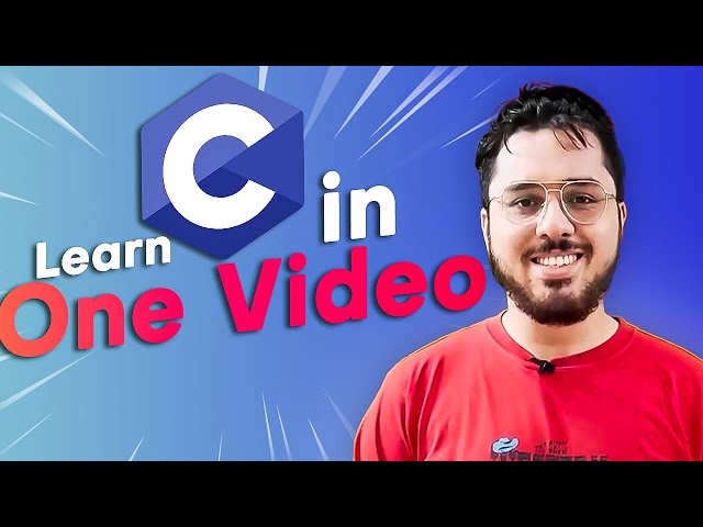 C Programming Tutorial For Beginners: Learn C In Hindi