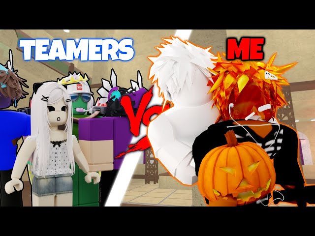 BEATING TEAMERS + MONTAGE WITH HEADLESS IN MM2 (Murder Mystery 2) 
