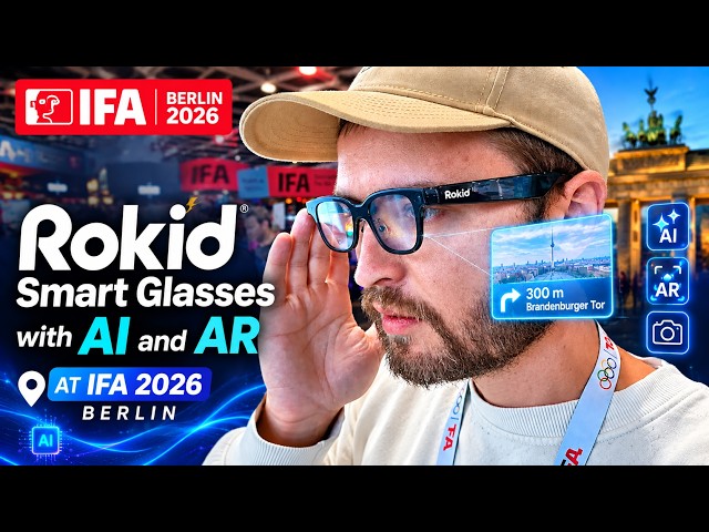 We Tried ROKID Smart Glasses at IFA 2026: AI, AR & More! 👓 The Future of Wearable Tech?