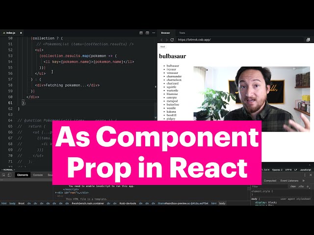 As Component Prop in React