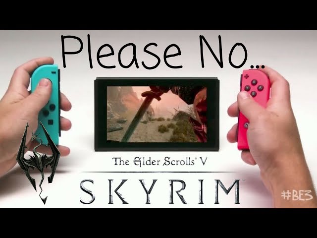 Skyrim For Switch's Motion Controls Looks Awful Right Now