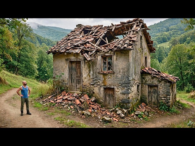 Man Turns WWII-Era Stone Ruin Into Dream Home In Just One Year | Start To Finish @luxonbushcraft